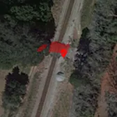 Map view of the track geometry